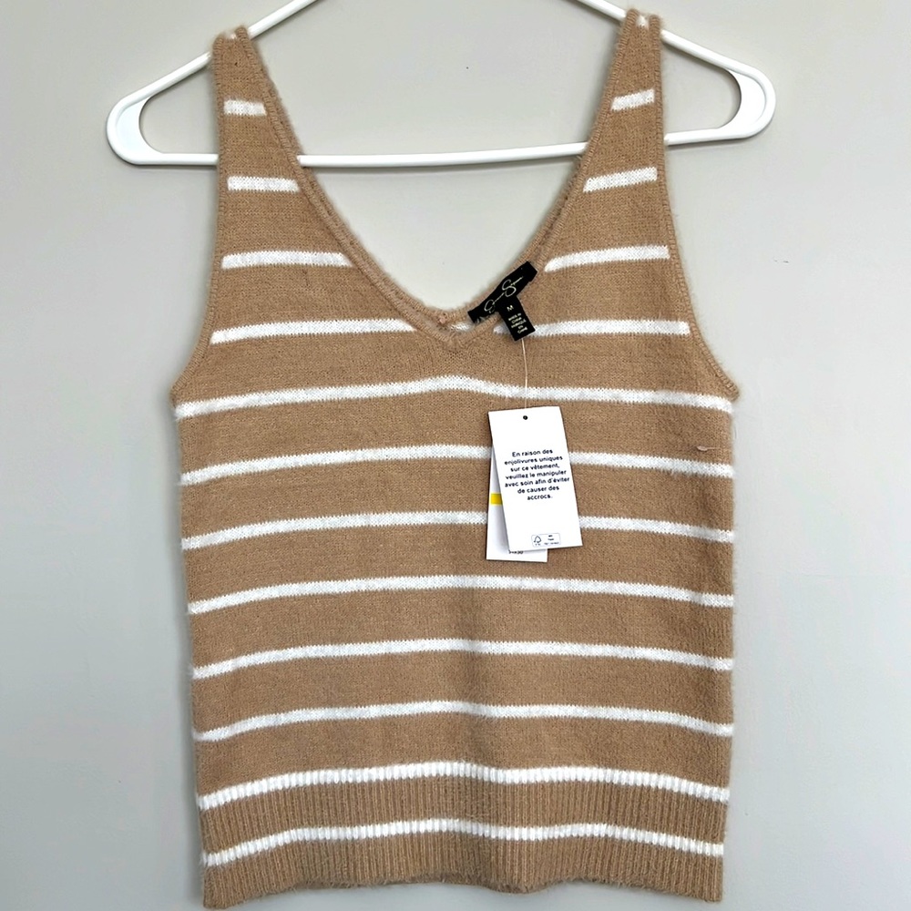 🆕 NWT JESSICA SIMPSON SLEEVELESS TOP SIZE M  🧡